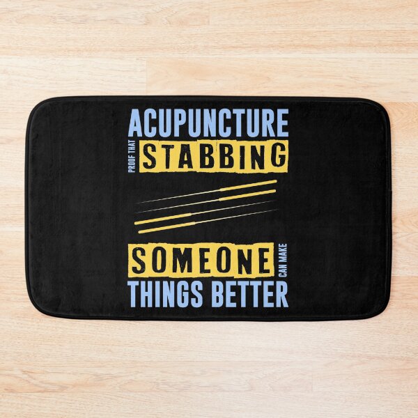 Item preview, Stabbing People Makes Things Better Acupuncturist Design designed and sold by Gold Wings Tees.