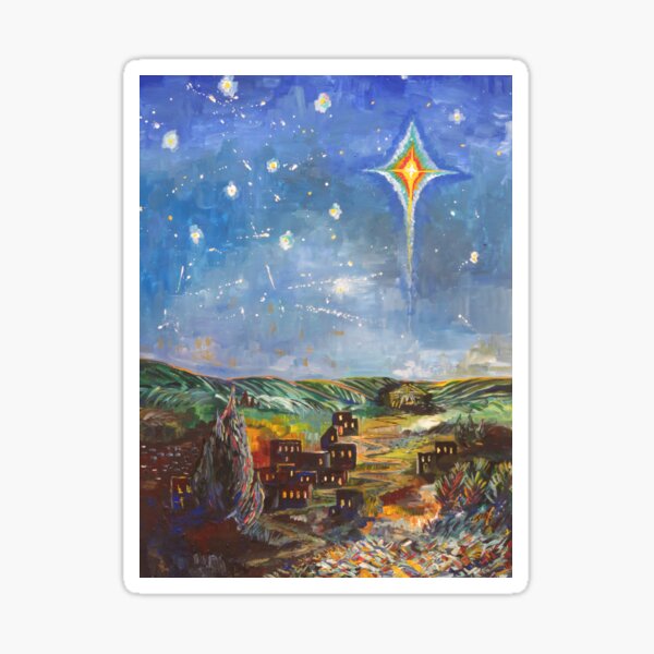 Star over Bethlehem Sticker