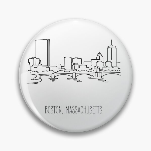 Item preview, Boston Skyline designed and sold by marblequeen.