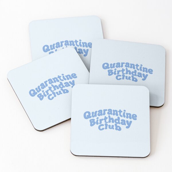 Item preview, Quarantine Birthday Club Blue designed and sold by Nabibibi.