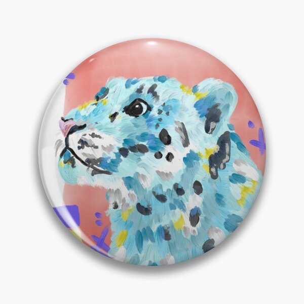 Item preview, snow leopard designed and sold by freeinthelines.