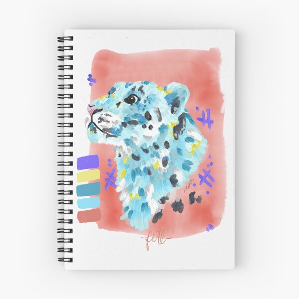 Item preview, snow leopard designed and sold by freeinthelines.