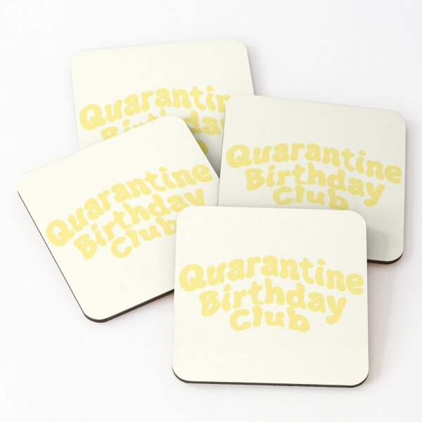 Item preview, Quarantine Birthday Club Yellow designed and sold by Nabibibi.