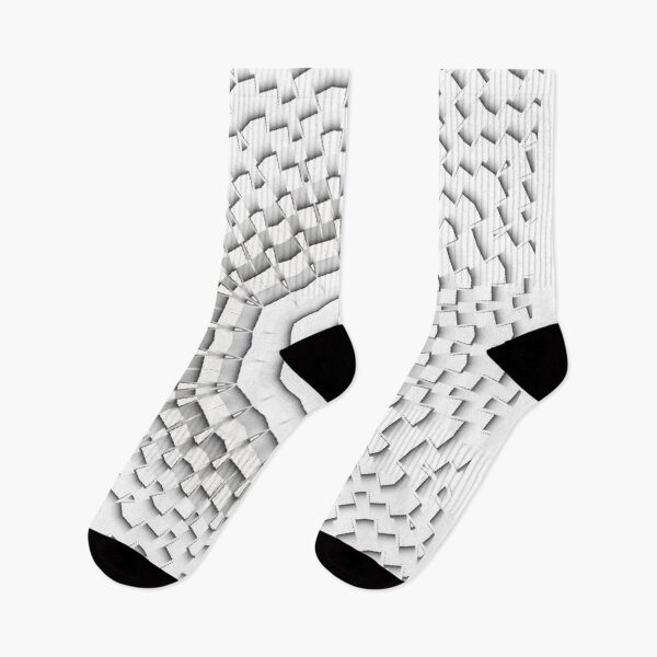 Item preview, 3D Grayscale Hexagon Geometric Art designed and sold by ThatKrisGuy.