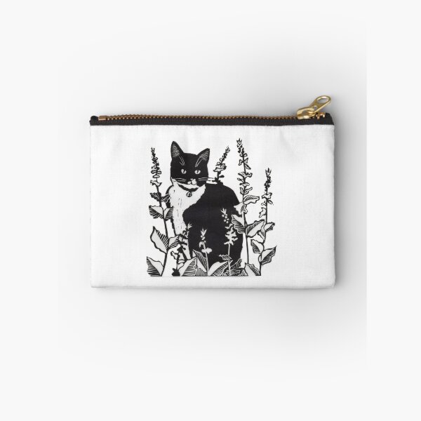 Item preview, Tuxedo Cat in the Flower Garden designed and sold by Diana Garrison.