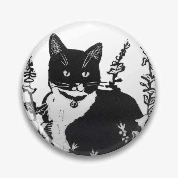 Item preview, Tuxedo Cat in the Flower Garden designed and sold by Diana Garrison.