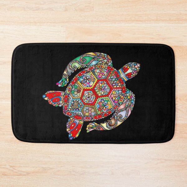 Item preview, Colorful Tribal Ocean Sea Turtle  designed and sold by cimibaka25.