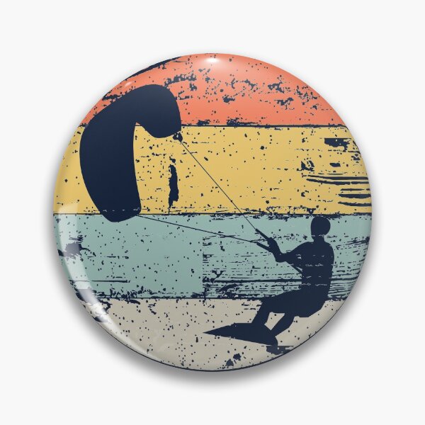Item preview, Kite Boarding Kiteboarder Retro Vintage Look Gift designed and sold by MarkusShirts.