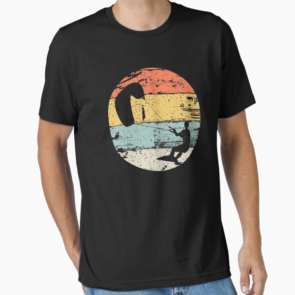 Item preview, Kite Boarding Kiteboarder Retro Vintage Look Gift designed and sold by MarkusShirts.