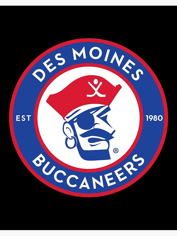 Des Moines Buccaneers Art Board Print for Sale by babaihstore