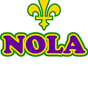 Artwork thumbnail, NOLA New Orleans Louisiana by HolidayT-Shirts