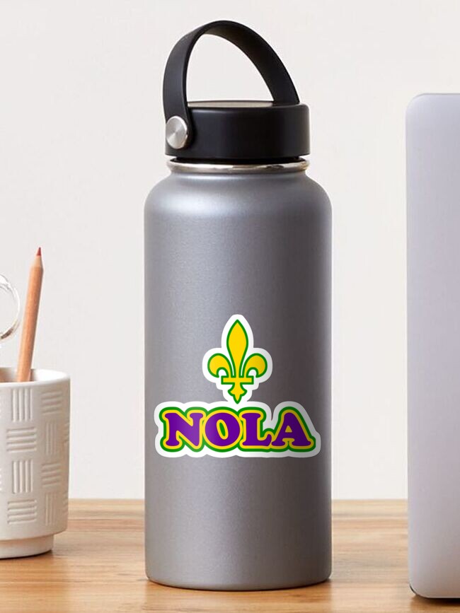Thumbnail 1 of 3, Sticker, NOLA New Orleans Louisiana designed and sold by HolidayT-Shirts.