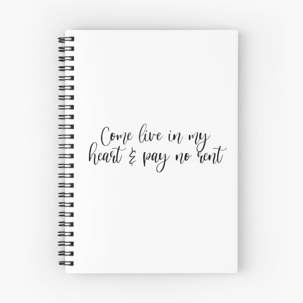 Item preview, Come live in my heart and pay no rent designed and sold by Nicole Christine.