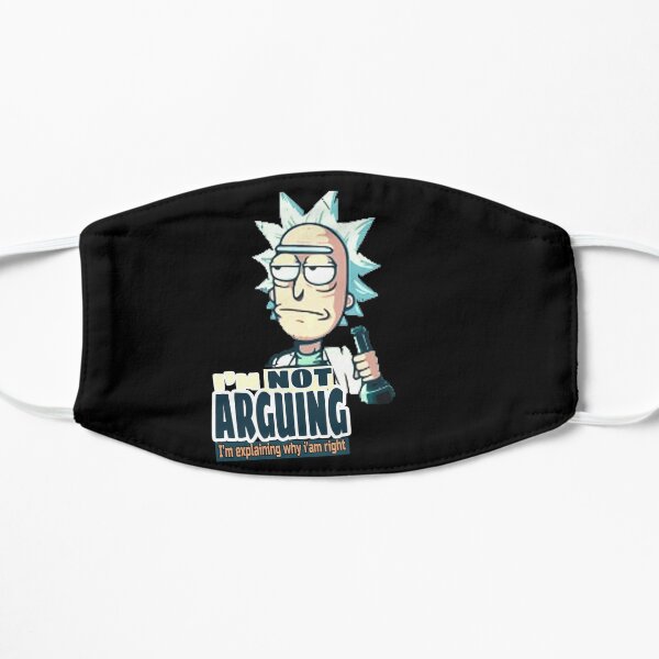 anime, no estoy discutiendo camisetas Mascarilla plana