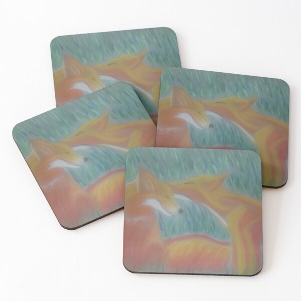 Item preview, Foxes in the Mist designed and sold by thedelkartist.