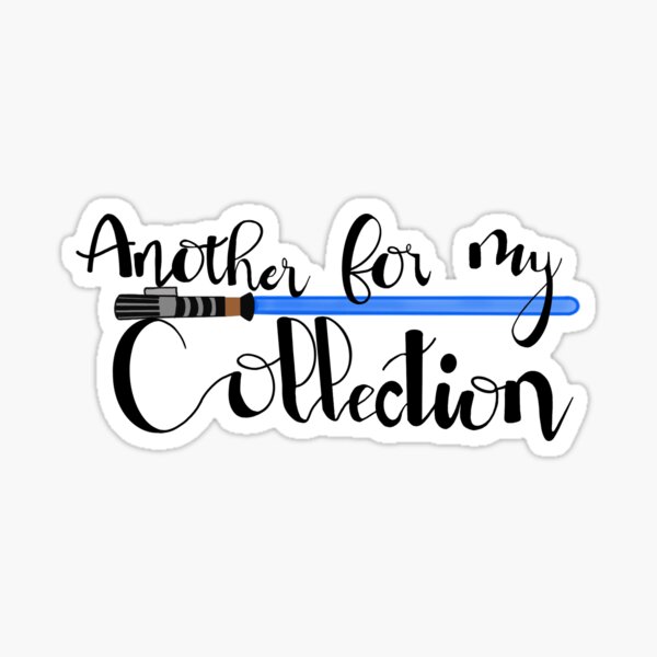 Vista previa del artículo con la obra «otro para mi colección con sable de luz», diseñado y vendido por MacAndBri.