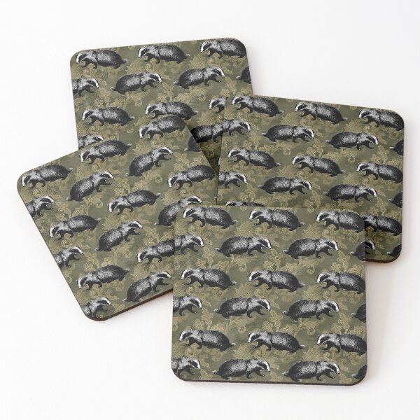Item preview, Bears and Badgers Honey Bee Black and Gold Design designed and sold by digitalvintage.