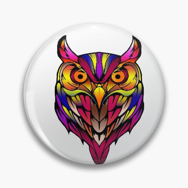 Artikelvorschau, Bunte psychedelische Eule - Bitte betreten Sie meinen Shop für weitere Designs entworfen und verkauft von PrintYourOwn.
