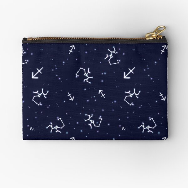 Sagittarius  Pattern Zipper Pouch