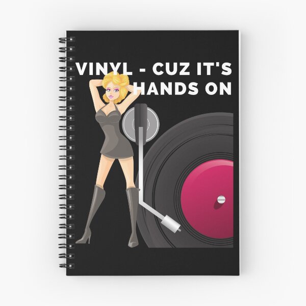 Item preview, Vinyl Cuz It's Hands On White Text designed and sold by TWMBDesigns.