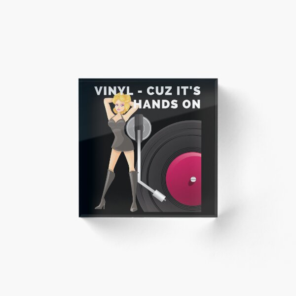 Item preview, Vinilo porque es manos en texto blanco designed and sold by TWMBDesigns.