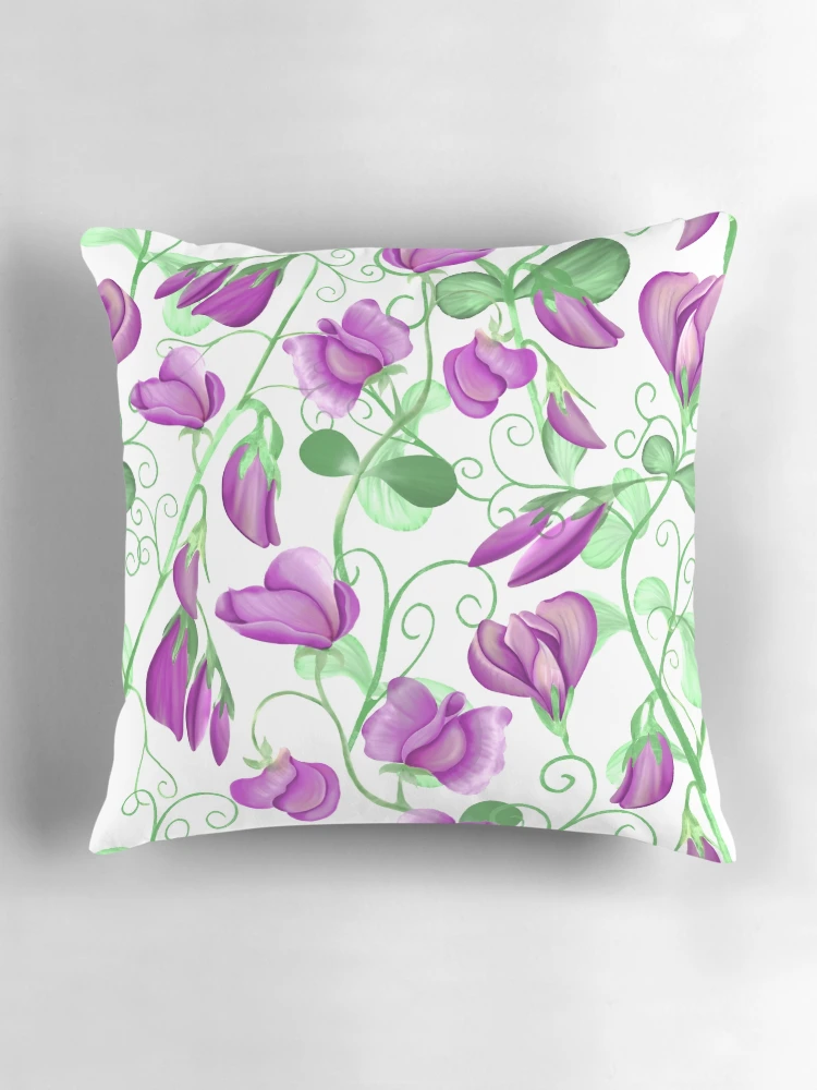 Thumbnail 3 of 4, Pillow, Sweet repeat designed and sold by pixiepatterns.