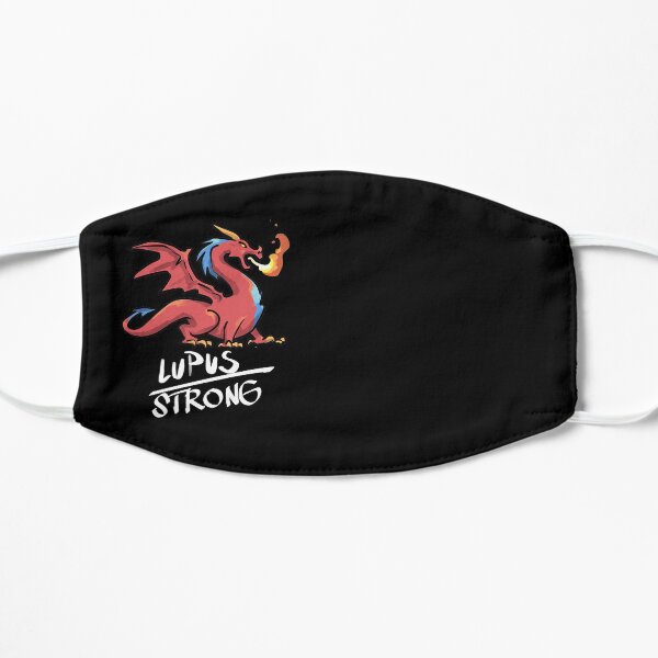 Lupus Strong Dragon For Lupus Awareness Flat Mask