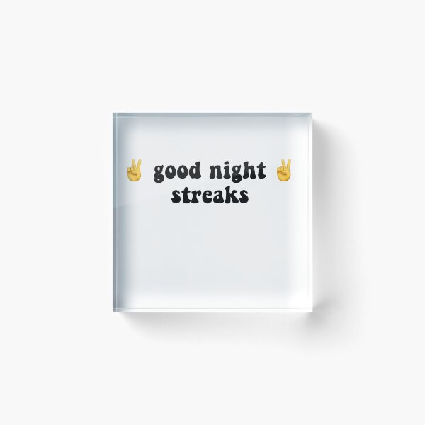 Item preview, good night streaks  designed and sold by nanapenguin.