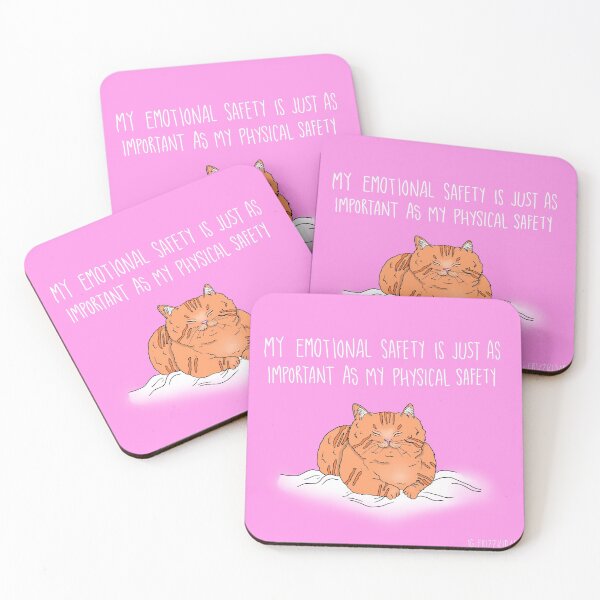 Item preview, Emotional Safety Cat designed and sold by thefrizzkid.