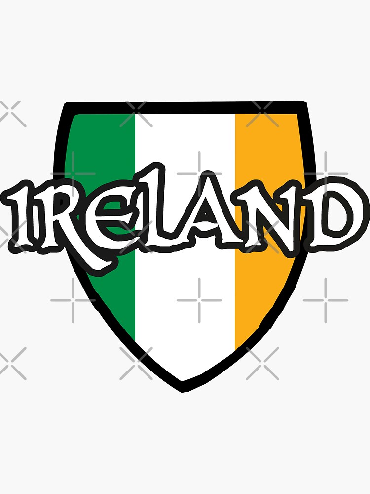 "Ireland" Sticker for Sale by HolidayTShirts Redbubble