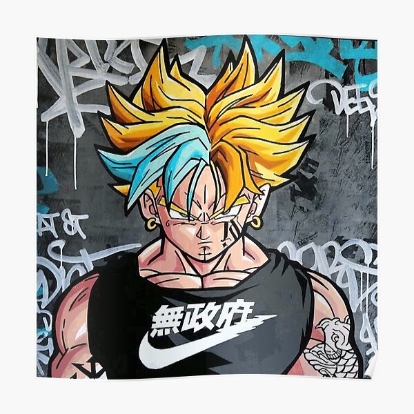 Goku Drip Posters | Redbubble