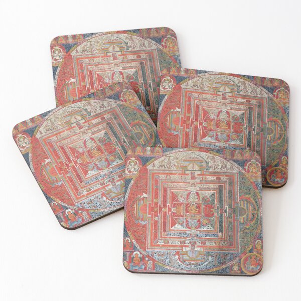 Item preview, Manjushri Tibetan Buddhist Deity Mandala Thangka Reproduction designed and sold by Tammy Winand Arts.