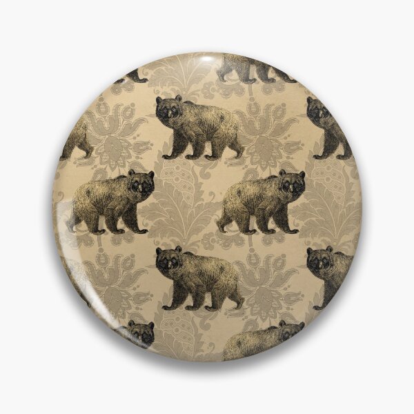 Item preview, Bears and Badgers Honey Bee Black and Gold Design designed and sold by digitalvintage.