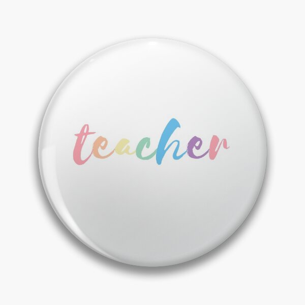 Item preview, Rainbow Teacher Sticker  designed and sold by LaureMel.