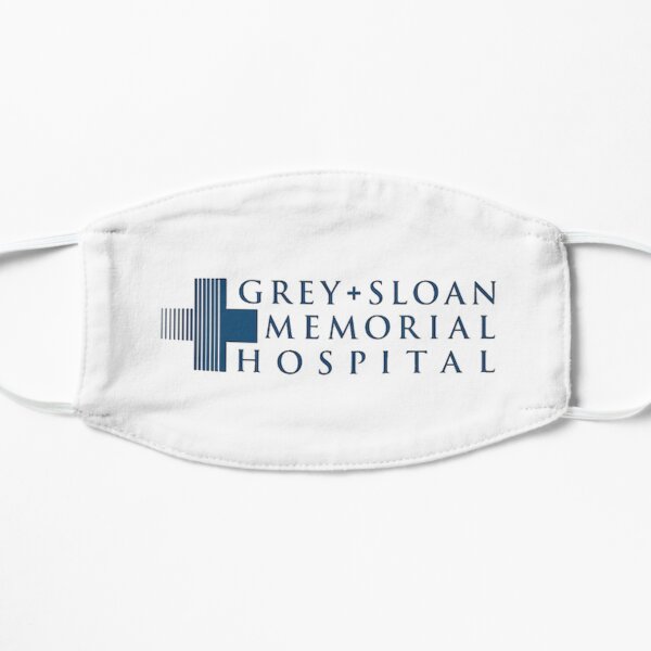 grey sloan memorial hospital Flat Mask