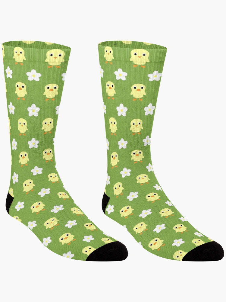Thumbnail 3 of 5, Socks, Spring pattern designed and sold by demonkourai.