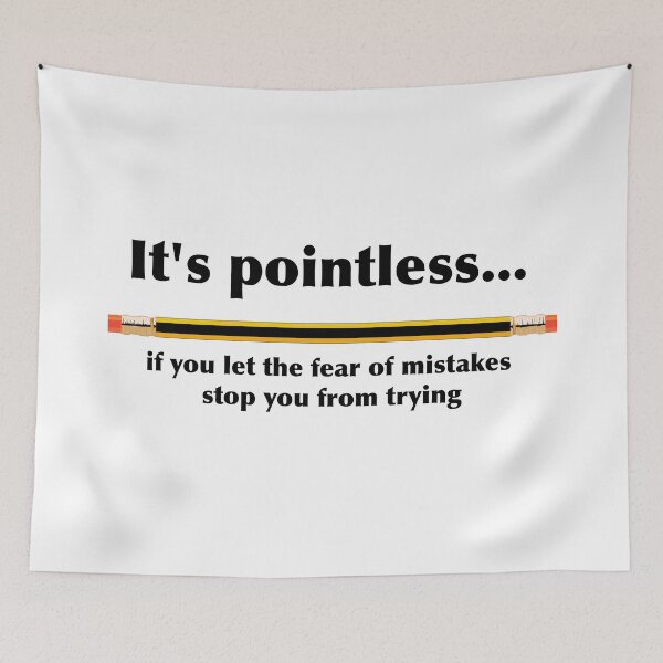 Item preview, Don't let mistakes stop you trying... designed and sold by DavidASmith.