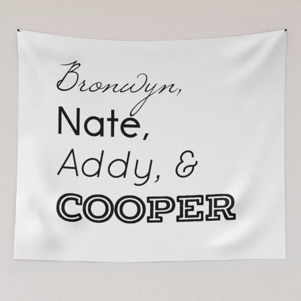 Item preview, One of Us is Lying Names designed and sold by ArtworkBySarahN.