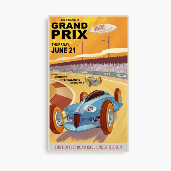 Mercury Travel Poster Canvas Print
