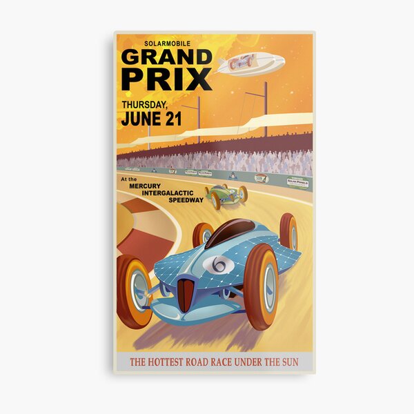 Aperçu de l'œuvre Affiche de voyage Mercure créée et vendue par stevethomasart.