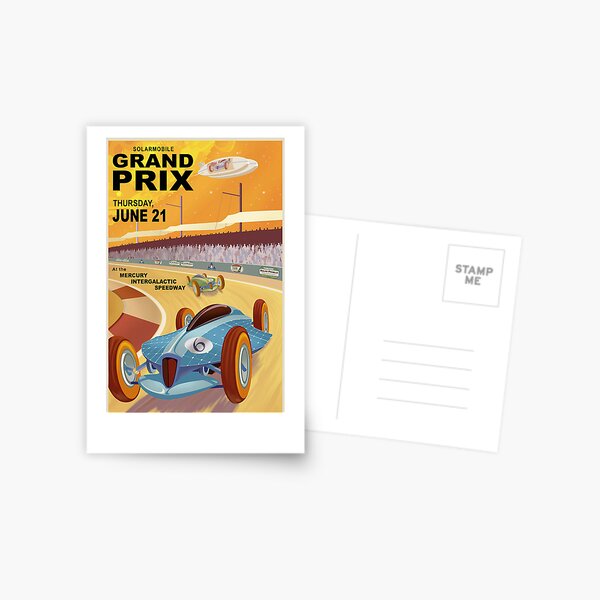 Item preview, Mercury Travel Poster designed and sold by stevethomasart.