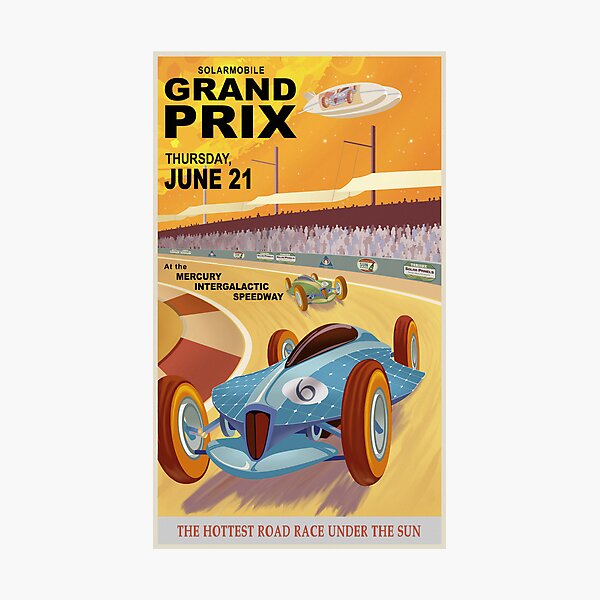 Mercury Travel Poster Photographic Print