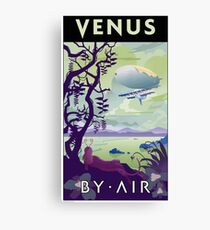 Venus By Air Travel Poster Canvas Print