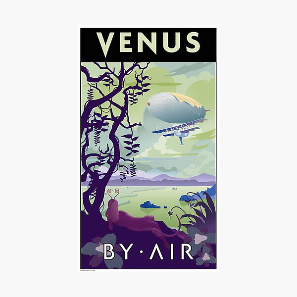Venus By Air Travel Poster Photographic Print