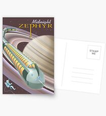 Saturn Travel Poster Postcards