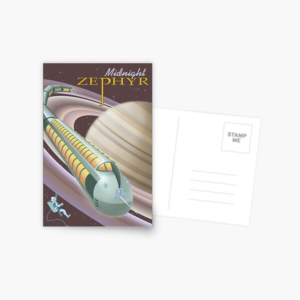 Item preview, Saturn Travel Poster designed and sold by stevethomasart.