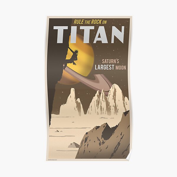 Titan Travel Poster Poster