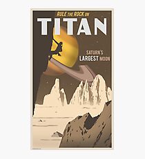 Titan Reiseplakat Fotodruck