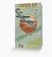 Jupiter Travel Poster Greeting Card