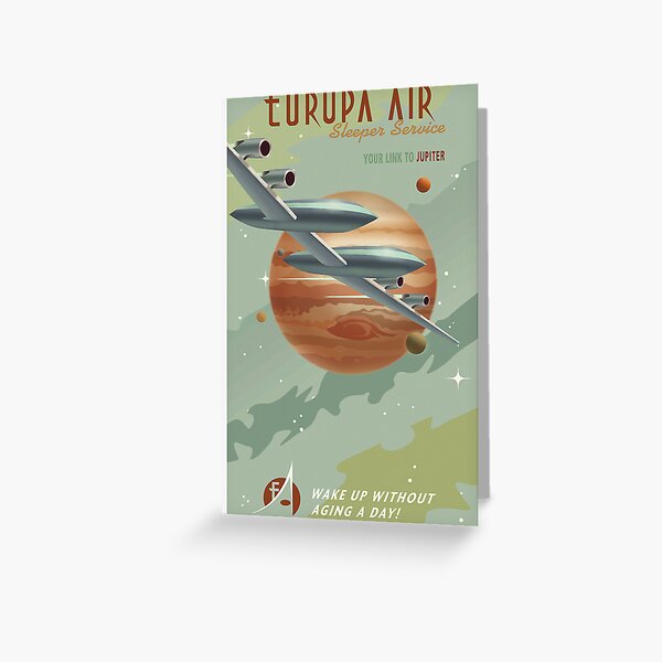Item preview, Jupiter Travel Poster designed and sold by stevethomasart.